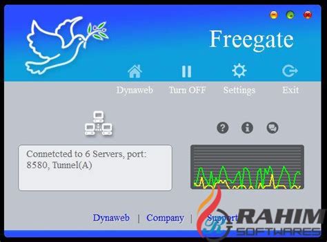 Free access of Foldable Freegate Professional 7.6